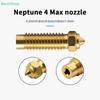 3D Printer Accessories Elegoo Nozzle Brass Hard Steel Nozzle 0.2-1.0mm For Neptune 4 Plus Max