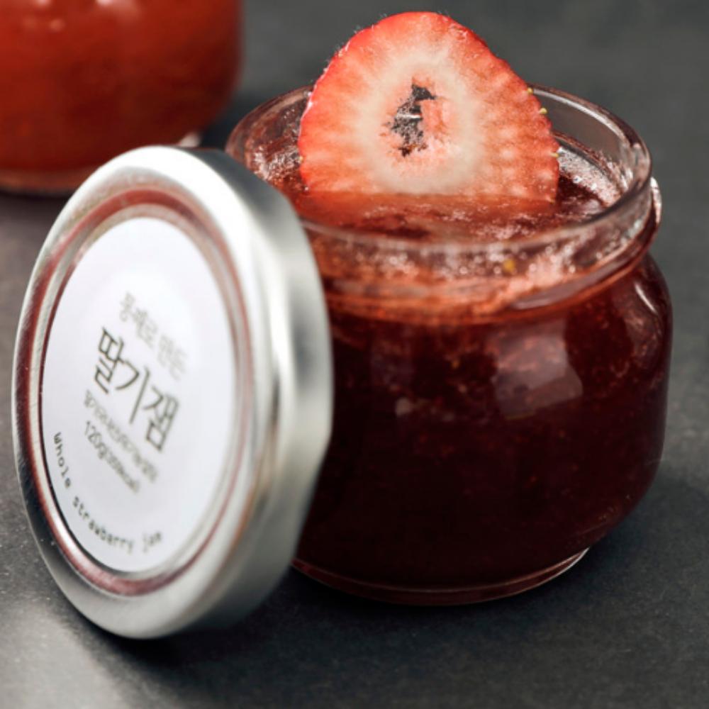 Danke Farm Hausgemachte Marmelade_Ganze Erdbeeren (120g)
