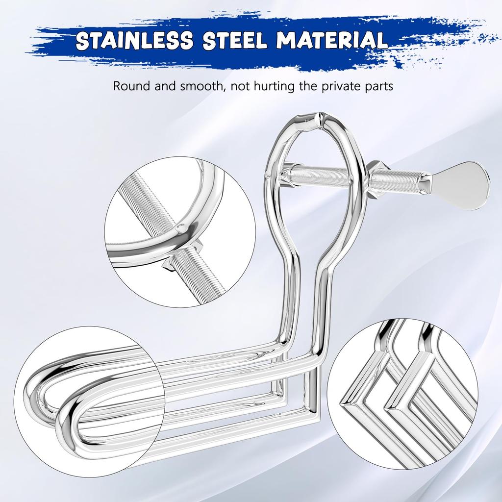 Adjustable Butt Plug Sex Toys Anal Expander Vagina Dilator Stainless Steel Plugs SM Adult Sex Toys for Men Women Anal Plugs