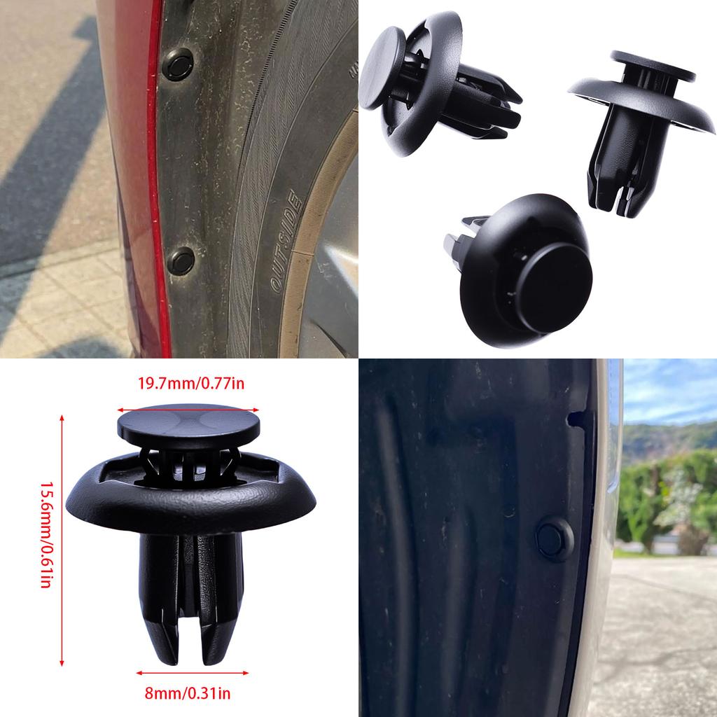 Front Bumper Trim Fastener Clips for Mazda 2 3 CX-3 CX-5 Arch Lining Undertray Clip B45A56146A