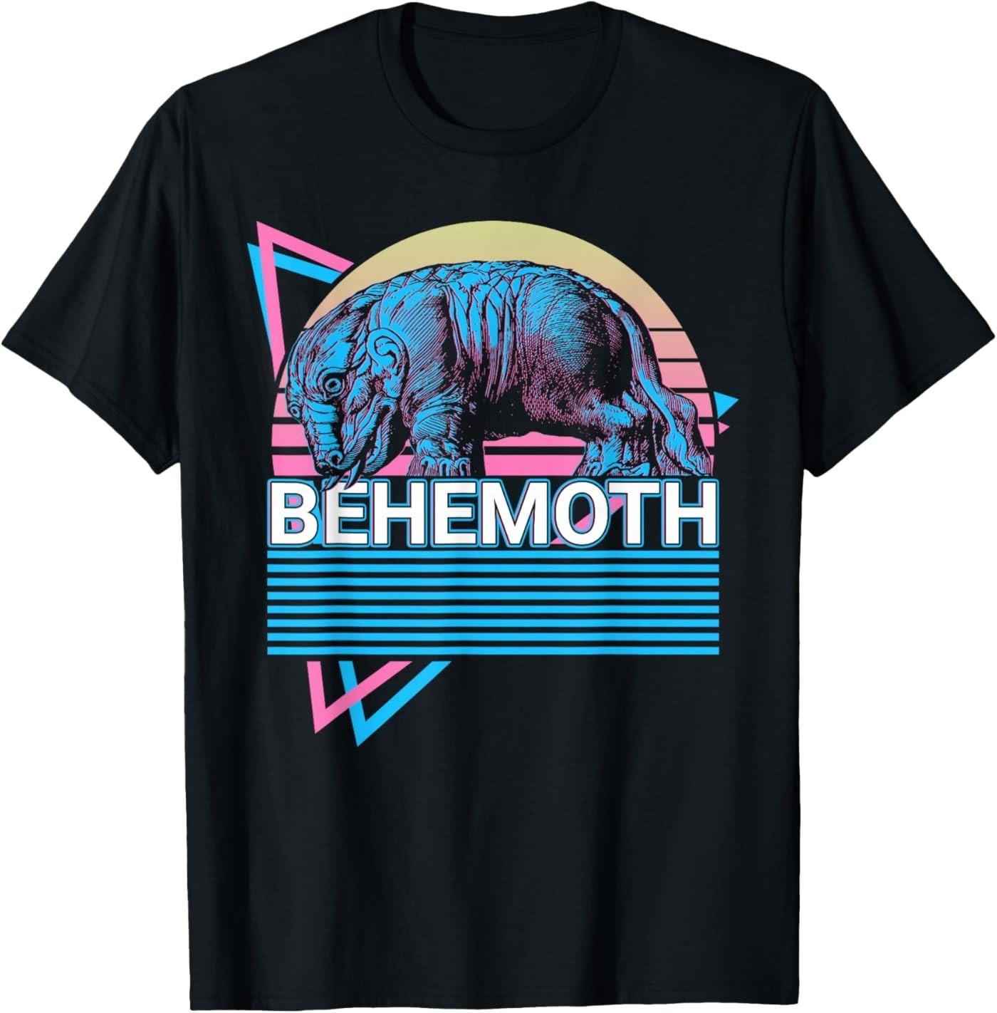 Behemoth Retro Jewish Mythology Hebrew T-Shirt S разноцветный