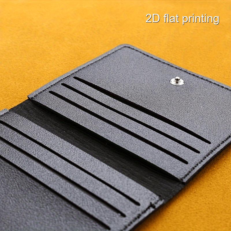1pc Minimalist Ultra-Thin Solid Color Men's Card Holder with Multiple Card Slots, Card Wallet for Daily Casual Use, Unisex Coin Purse