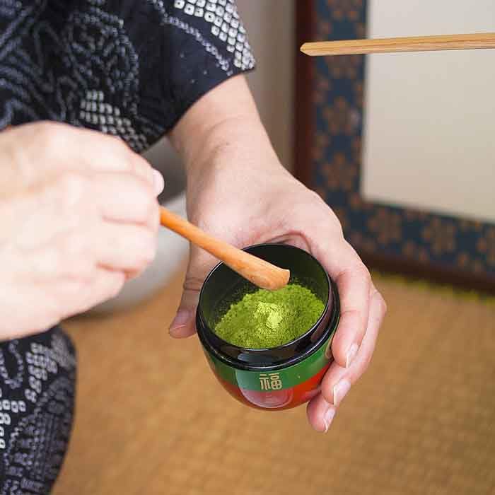 Black Tea Ceremony Utensils, Medium-Sized Natsume Tea Cup, Urethane-Coated, Paper Box [1 pc.]