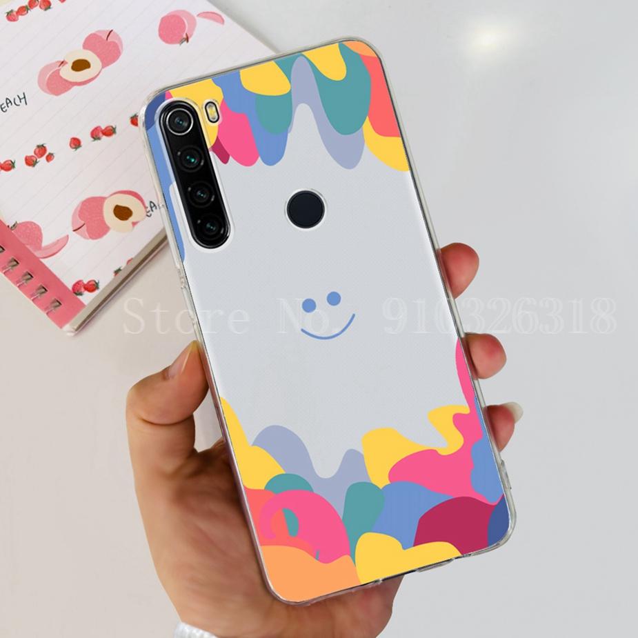 For Xiaomi Redmi Note 8 Case Redmi Note 8T Clear Silicone Soft Slim Phone Case For Xiaomi Redmi Note 8 Pro Note8 Back Cover Capa