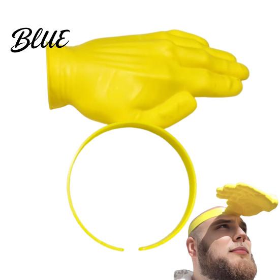 Summer Sun Hat Hand-Shaped Visor 3D Printed Funny Novelty Headwear Outdoor for Activities Unique Face Shield Gardening Hiking Beach Ergonomic