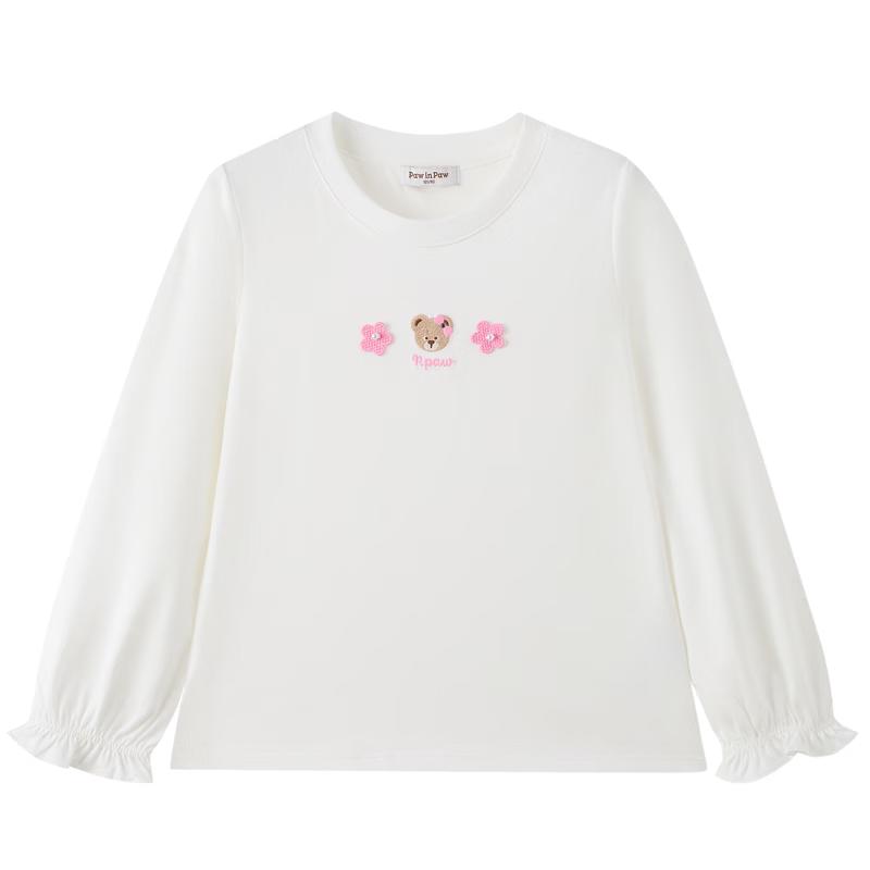 

PawinPaw Cartoon Bear Girls Loose Long Sleeve T-Shirt 150
