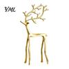 Elegante Saisonale Ornamente Weihnachts-Rentier-Statue, Kleine Hirsch-Skulptur Figur, Moderne Einzigartige Geschenke Feiertagsdekoration für Tischplatte, Kaminsims,