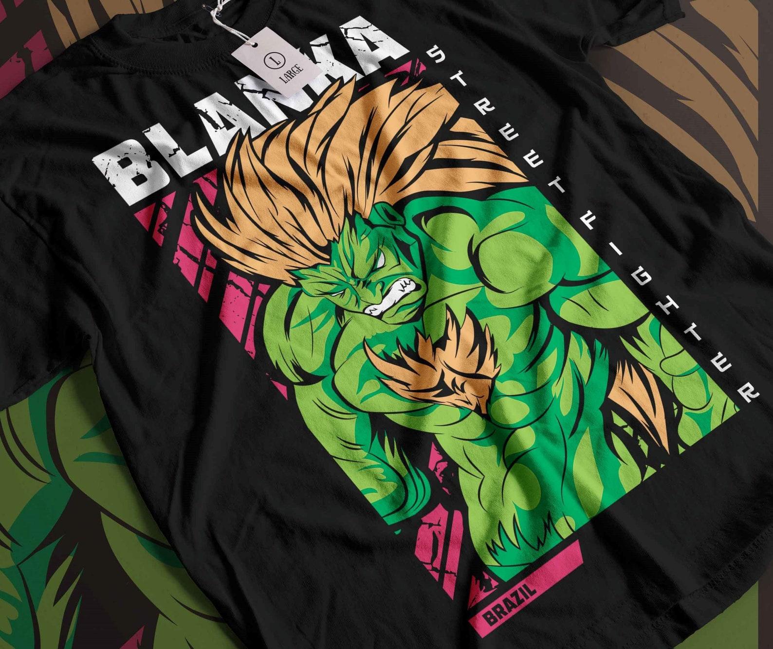 Blanka Champ SF2 The World Warrior Premium Unisex T-shirt. S