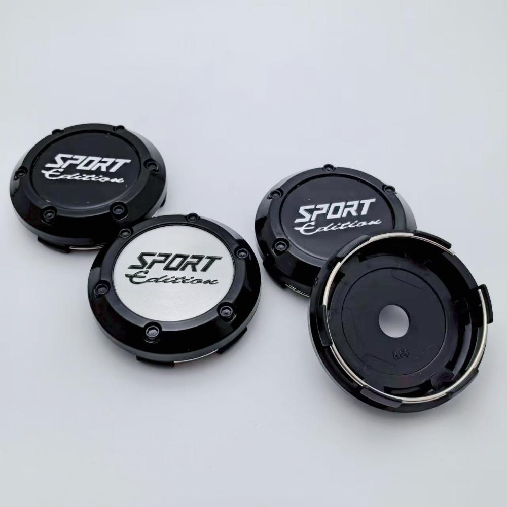4ks 66mm Sportovní Edice Logo Znak Odznak Krytky Středů Koleček do Ráfků Kryt Středu Náboje Kryty Nábojů Koleček Náhradní Autodoplňky