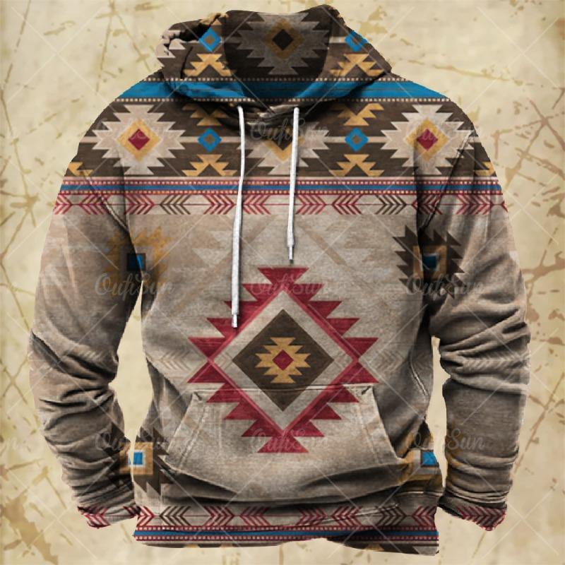Vintage Hoodie Für Herren Harajuku 3D-Druck Herbst Langarm-Sweatshirts Übergroß Y2k Kleidung Herren-Hoodies Mode Streetwear