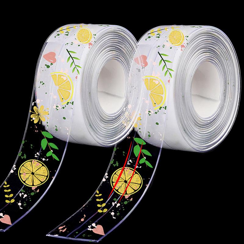 Kitchen Sink Sealing Tape Self-adhesive Waterproof Tape For Bathroom Toilet Crevice Strip Mold Proof Wall Sticker