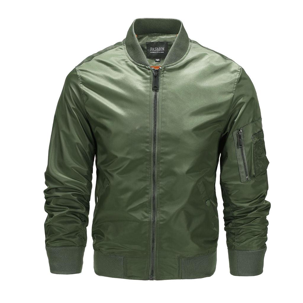 Jarní a podzimní pilotní bunda MA1: Trendy Baseballový Bomber Plus Size