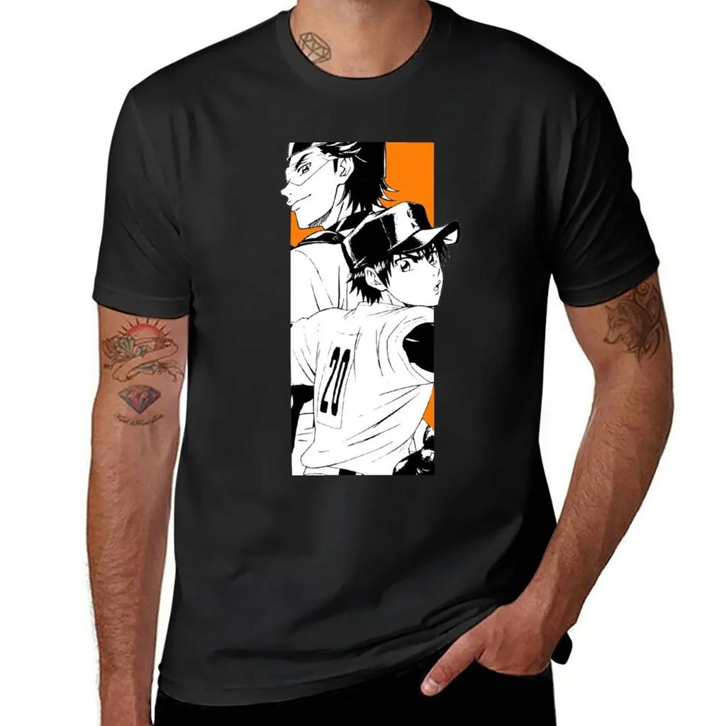 Diamond no Ace - Ace of Diamond T-Shirt individuelles Design dein eigenes Ästhetische Kleidung Kurzarm-T-Shirt Herrenkleidung