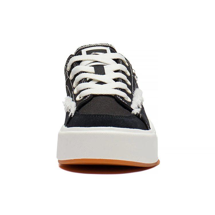 Li Ning Comfy Textile, Leather Slip Resistant, Abrasion Resistant, Lightweight Low top Skateboard Shoes Women's AGCS036-1