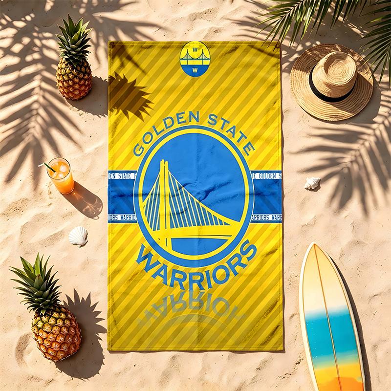 Golden State Warriors (19) Asciugamano da Spiaggia Resistente alla Sabbia Morbido e Confortevole Adatto per Piscina Campeggio Yoga e Immersioni Un Viaggio