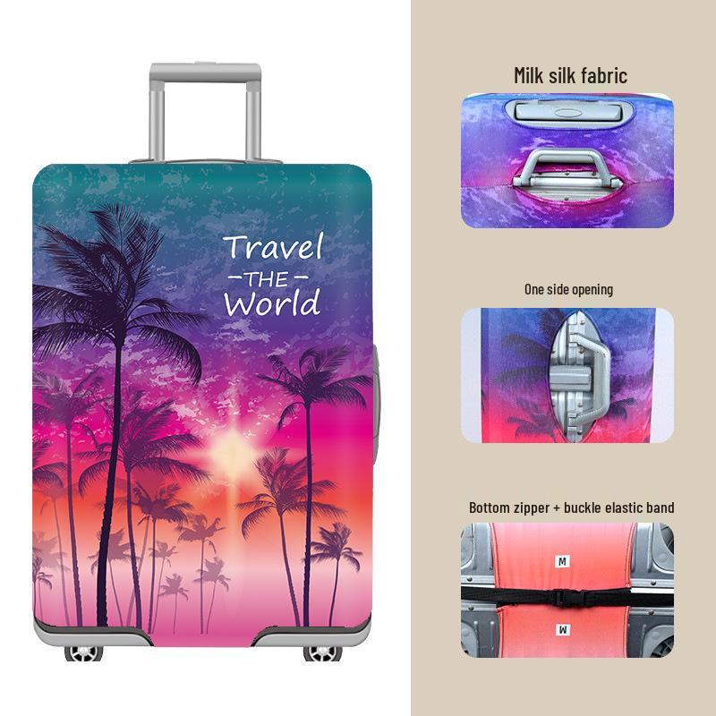 Waterproof Wear-Resistant Elastic Suitcase Protective Cover