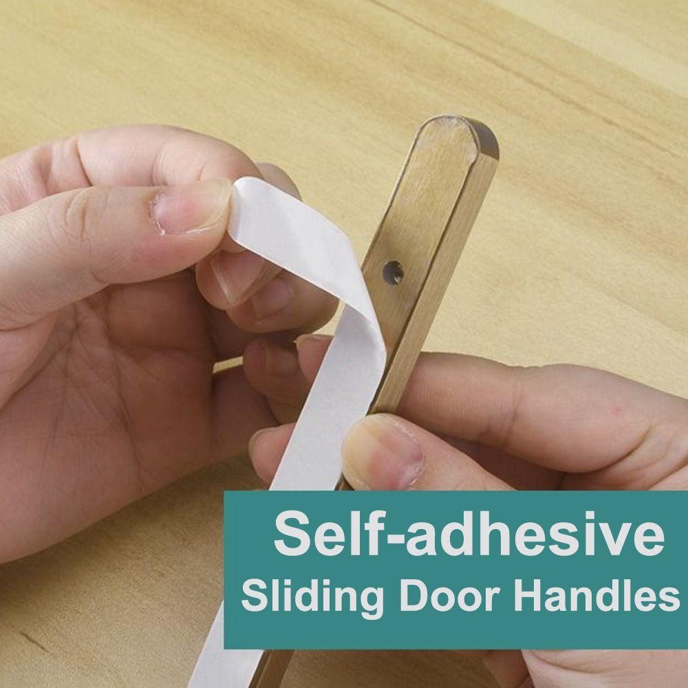 Samolepicí rukojeť na posuvné dveře ze slitiny hliníku 7palcová úchytka na zásuvku Bez vrtání Multifunkční rukojeť na skříňku