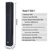 Wiesu P-600-1 Conference Audio-Video Sound Column Speaker System (CN version)
