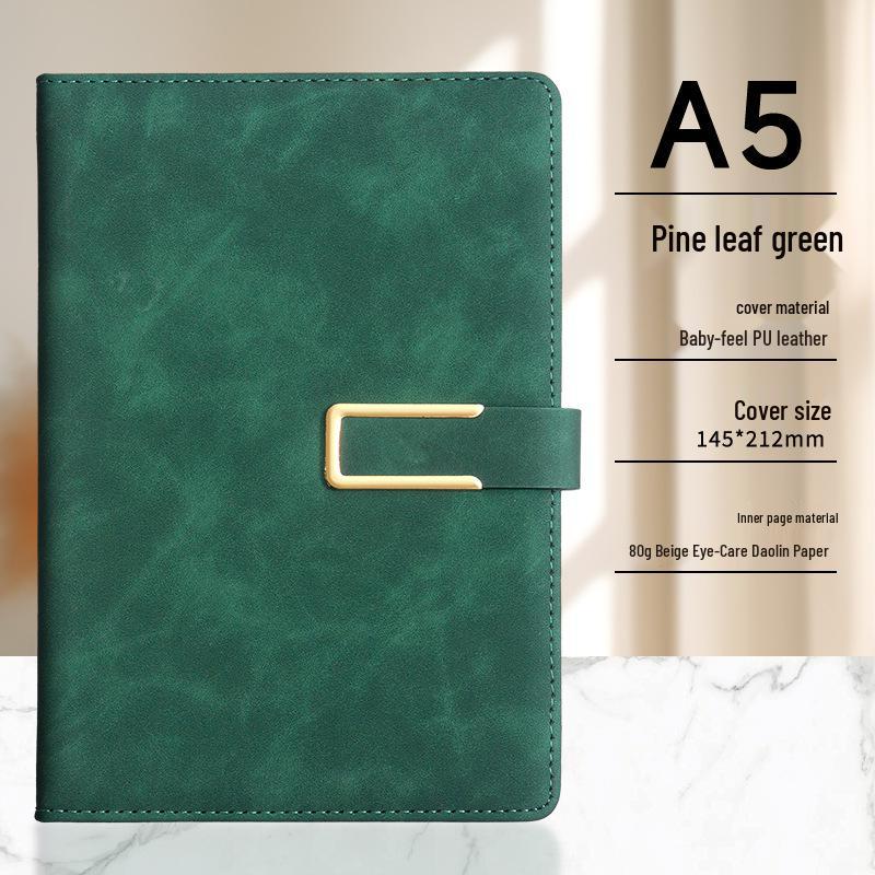 Custom A5 Business Notebook Gift Set with Logo & U-Shaped Buckle for Meetings A5