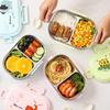 Compartment Thermal Insulation Lunch Box Microwavable Food Storage Container  for School/Office