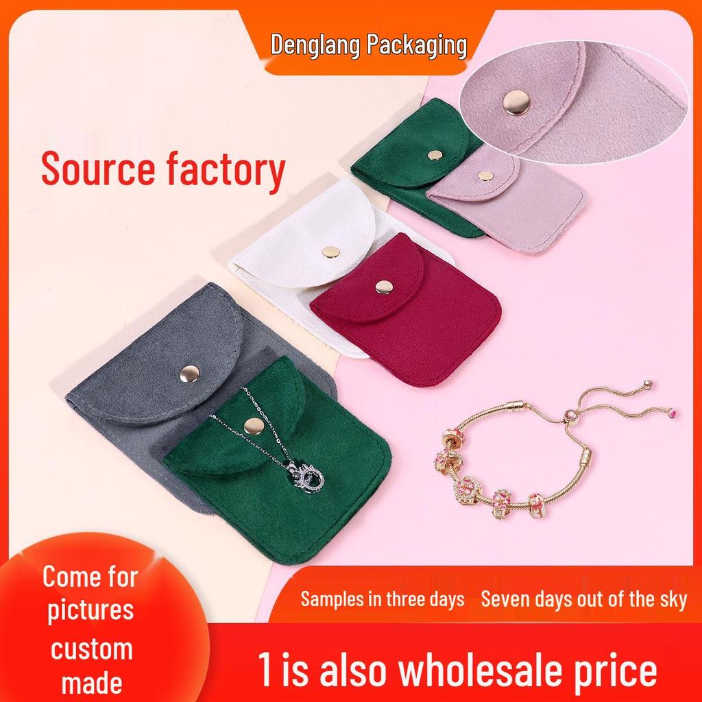 Velvet Jewelry Storage Pouch for Watches, Bracelets, and Rings