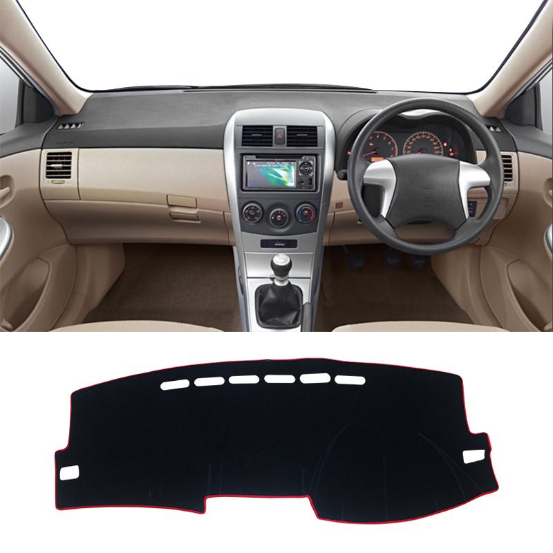 

Car Dashboard Cover Dash Anti-UV Mat For Toyota Corolla E180 E150 2006 2007 2008 2009 2010 2012 2013 2014 2015 2016 2017 2018