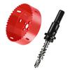 Metal Hole Cutter 1.46Inch Cutting Depth High-Speed Steel Metal Hole Cutter With Drill Bit For Wood Fiberboard PVC Pipes