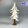 MOC Bricks Plant Winter Tree Model Forest Bush Pine Building Block City Street House Cottage Scene Decoration Kid Toy Gift