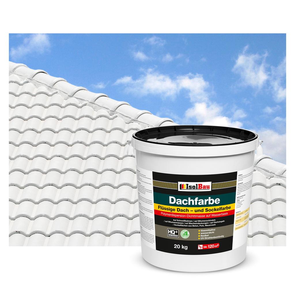IsolBau Roof Paint Dachfarbe White 20