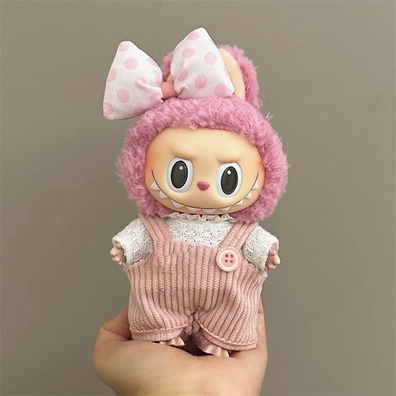 17cm Labubu Doll Accessories Clothing Suitable for V1 V2 V3labubu Fashion Personality Cute Toy Birthday Gift
