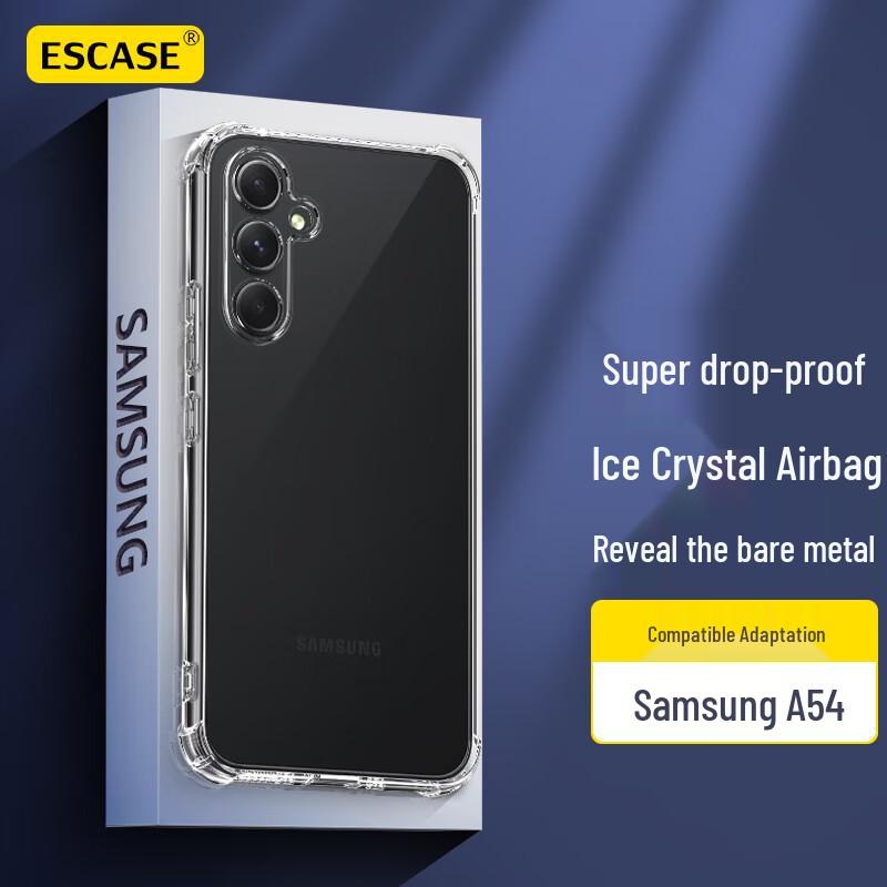 

ESCASE Samsung Galaxy A54 Clear Airbag Phone Case
