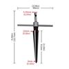 Tapered Reamer T-Handle Woodworker Bridge Pin Hole