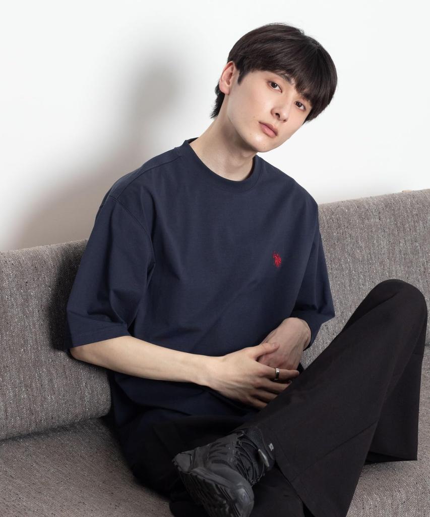 [WEGO] Cool-touch, WEB Exclusive, Special Order U.S. POLO ASSN. One-Point Embroidery BIG T-Shirt, Short Sleeve, Oversized Fit, Loose Fit, Spring, Summ