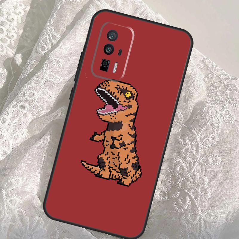 Cartoon Dinosaur Case For Xiaomi 14T 11T 12T 13T Pro 13 14 Ultra POCO X6 Pro M6 X3 X5 M5s F3 F5 F6 Cover