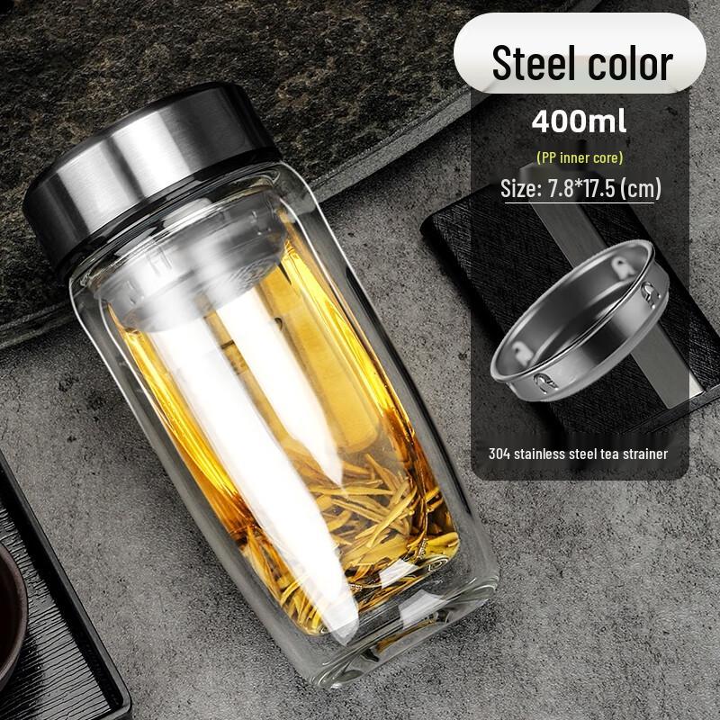 Minghui Double-layer Glass Cup