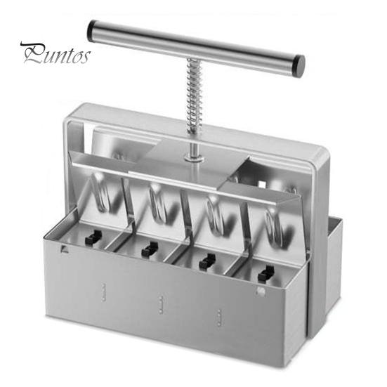 

8-секционный почвенный блокировщик с переносной ручкой, прочный металлический ручной почвенный блокировщик, поддон для проращивания комнатных и уличных растений A