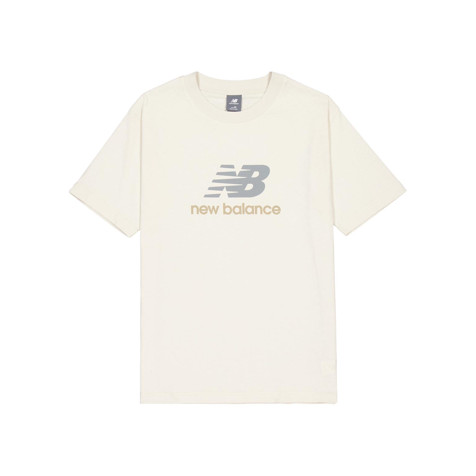 New Balance T Shirt Unisex Light Linen AMT41654-LIN L
