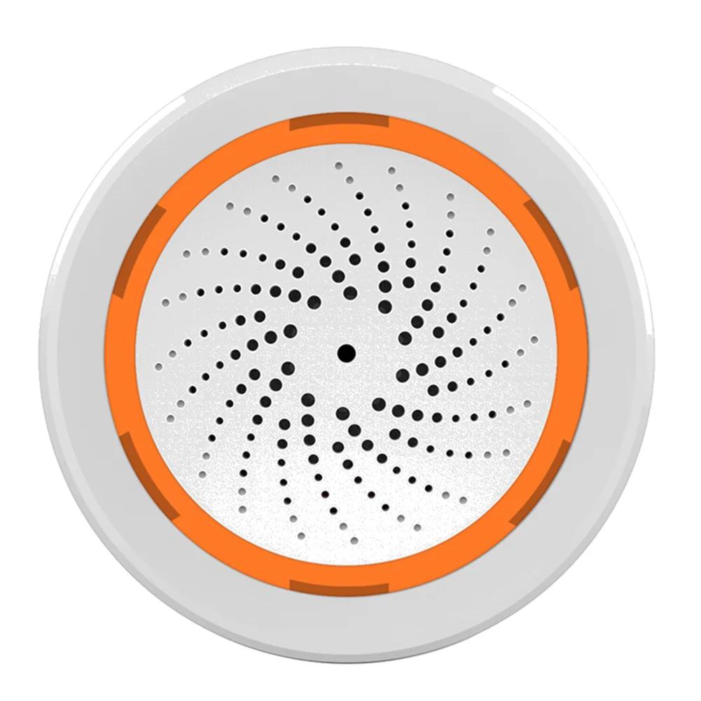 

Smart Siren Alarm Tuya Zigbee Sound Light Sensor Smart Alarm Siren 90dB App Remote Control Home Security Protection System
