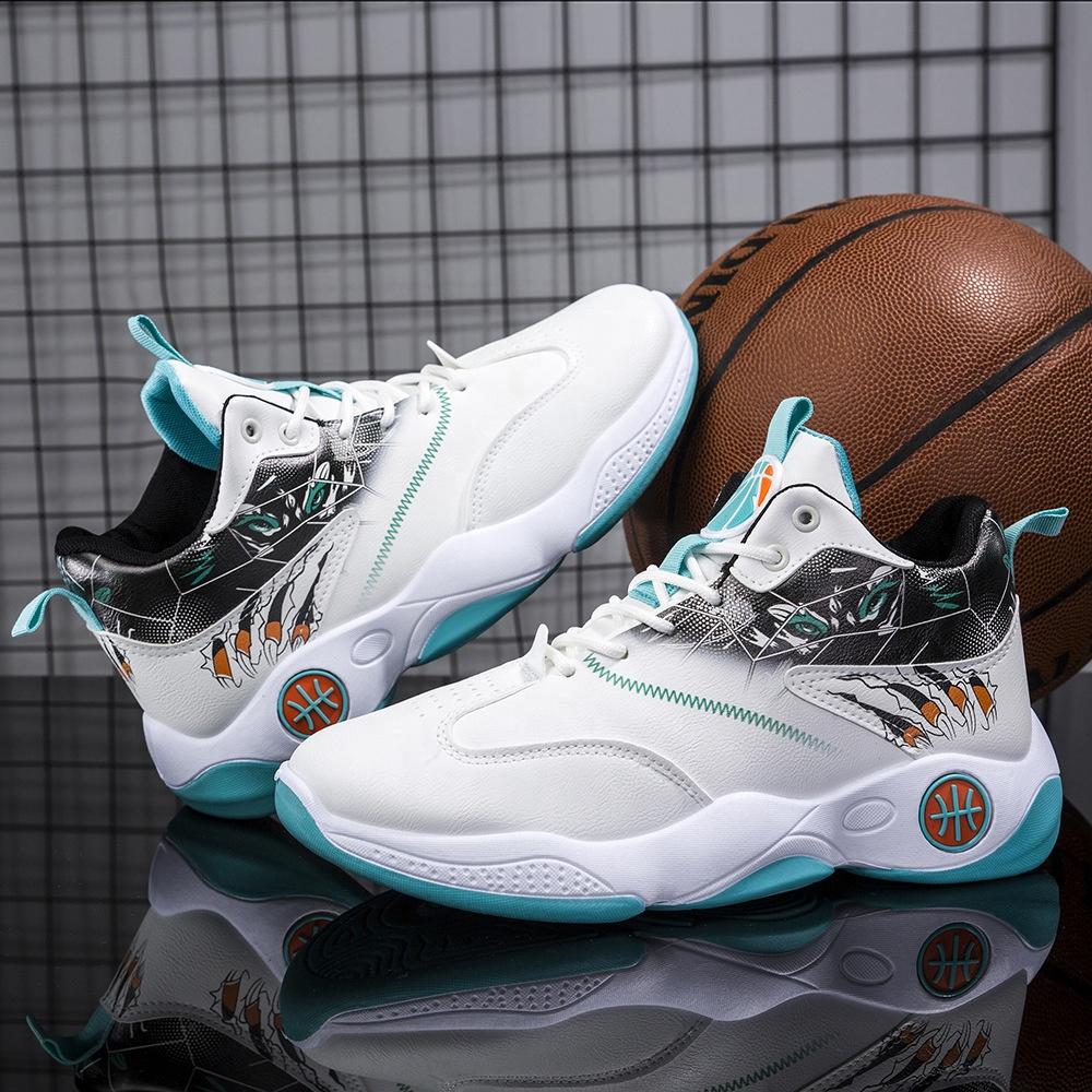 Men's basketball style sneakers, upper, lightweight, sole, suitable for street wear, comfortable ankle support, casual shoes