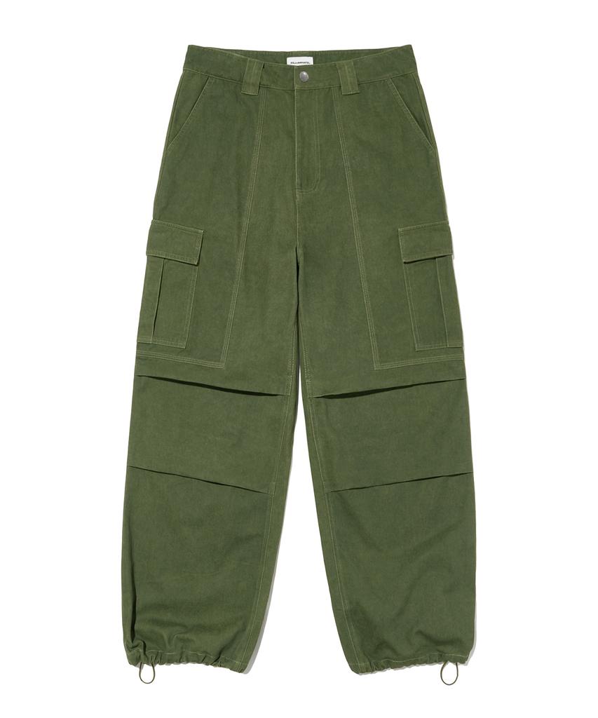 FILLUMINATE Cotton Washed Cargo Pants - Khaki