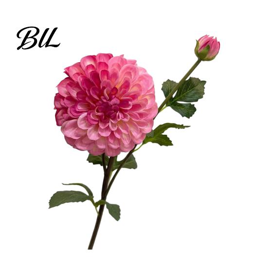 Fake Flower Artificial Chrysanthemum Ball Flowers with 1 Head Bloom And Bud Mums Fade Resistant Hydrangea Bouquet for DIY Bridal Wedding Home