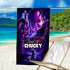 Beach Towel with CHUCKY Pattern - Soft,absorbent,machine Washable Lightweight&Modern,swimming,Travel Essentials
