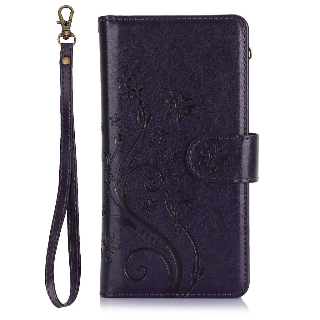 WEFOR for Samsung Galaxy A57 A37 A56 A36 5G A17 A26 A16 A07 A06 Wallet Case, 6 Card Slots/Zipper Pocket, Detachable Wrist Strap