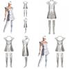 Shine Bright In The Star Wars Space Silver Bodysuit Costume Set