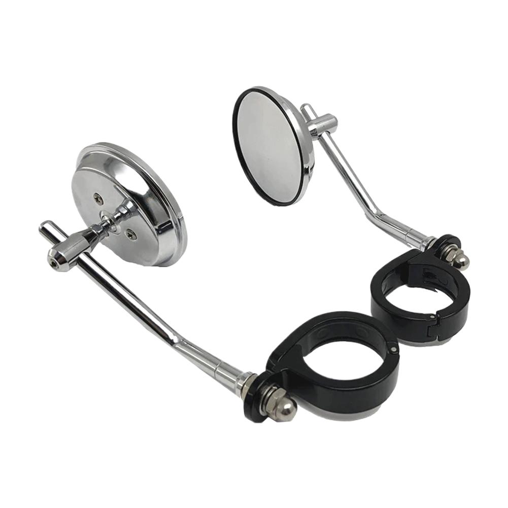 For Sportster XL883 XL1200 883L 2004-2019 2014 2015 2016 2017 2018 Motorcycle Rearview Side Mirror Aluminum for 38-41mm Forks