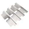 4PCS Stainless Steel Stove Counter Gaps Cover Heatproof Adjustable 35 To 70CM Stove Gaps Guards Range Trim Kit for