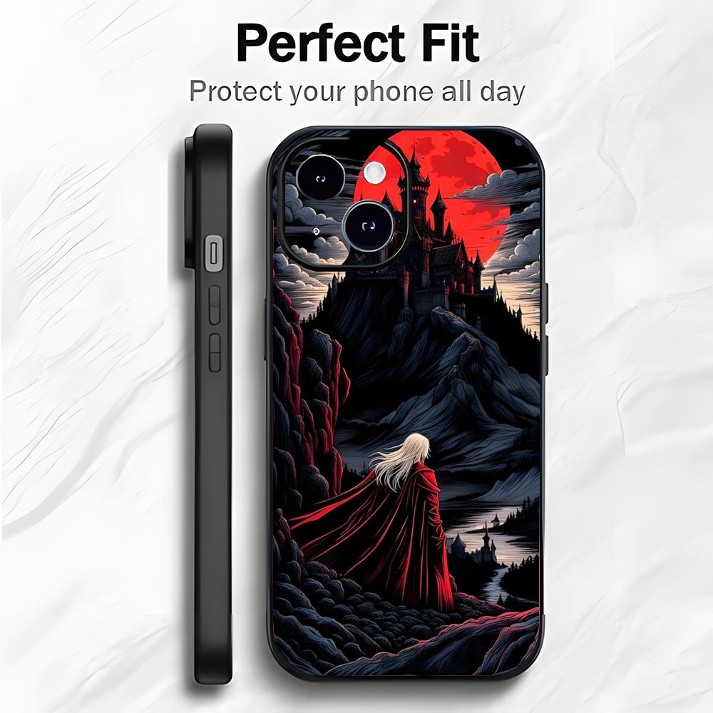 Gothic Horror Game C-Castlevania Phone Case Phone Case Soft Packaging Lightweight For iPhone17 16 15 14 13ProMax
