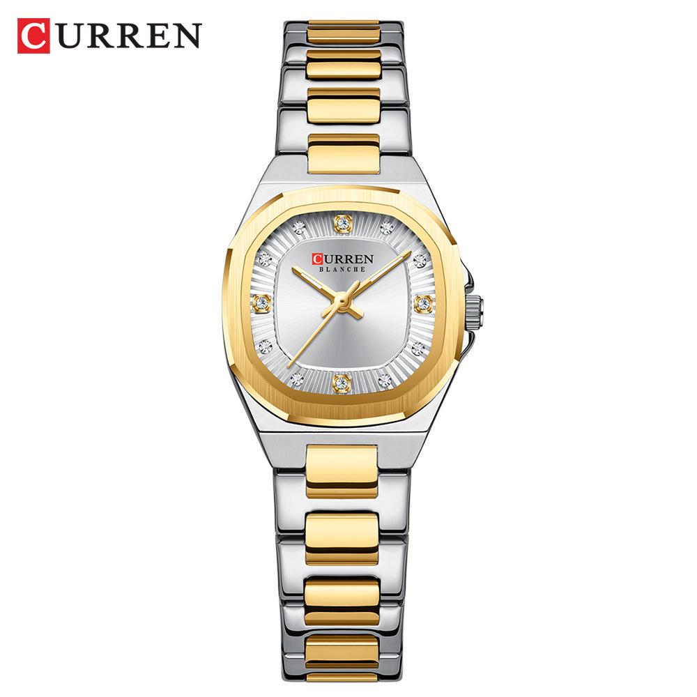 CURREN 9104 Women s Quartz Wristwatch - Small Dial, Casual Steel Band, Fashionable Design