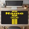 Custom Name Borussia Dortmund Theme Mouse Pad Non Slip Rubber Base Multifunctional Office Home Decor Perfect For Workspace Personalization