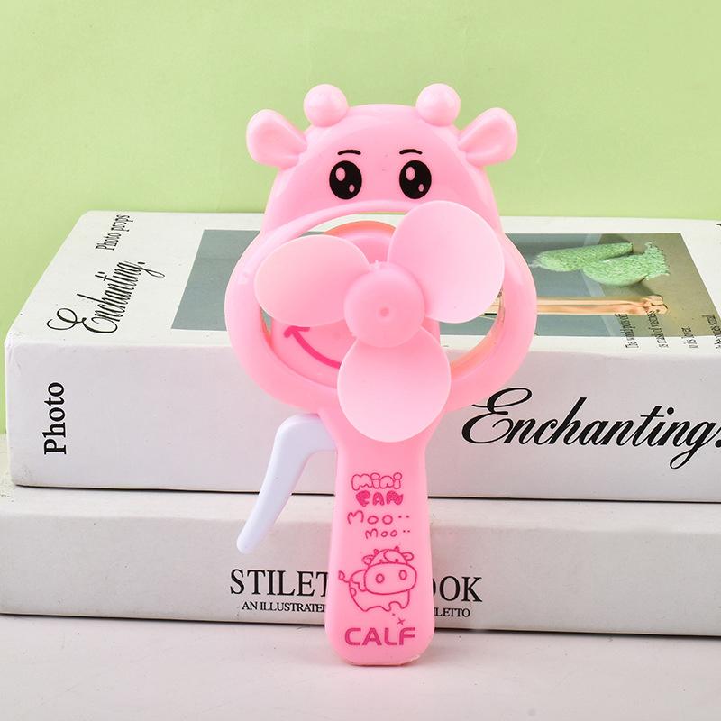 Cartoon Fächer Handdruckfächer Kinderspielzeug Niedlicher Dinosaurier Mini Student Tragbar Handheld Manuell Sommer Klassenzimmer Kleine Fächer